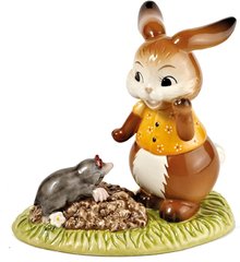 Статуетка Goebel «Кролик з кротом», 11 см