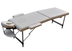 Складаний масажний стіл ZENET ZET-1044 CREAM розмір L ( 195*70*61) Новинка 2022