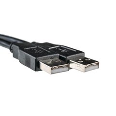Дата кабель USB 2.0 AM / AM 0.5m PowerPlant (KD00AS1213)
