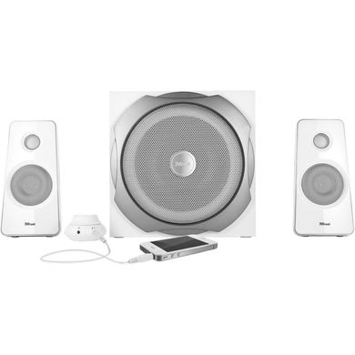 Акустическая система Trust Tytan 2.1 Subwoofer Speaker Set - white (18789)