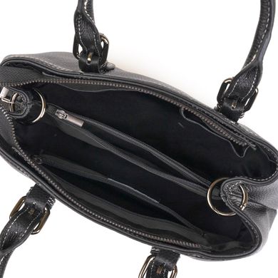 Классическая женская сумка в коже флотар Vintage 14861 Черная Новинка 2022