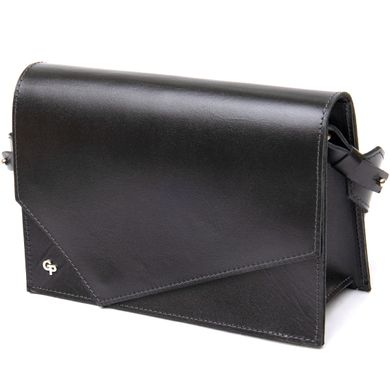 Жіноча стильна сумка з натуральної шкіри GRANDE PELLE 11434 Чорний Новинка 2022