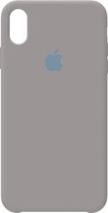 Чехол-накладка Apple Silicone Case iPhone XS Max Pebble Grey