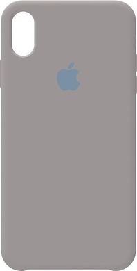 Чохол-накладка Apple Silicone Case iPhone XS Max Pebble Grey