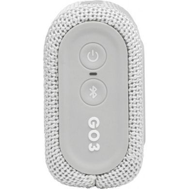 Портативна колонка JBL Go 3 White (JBLGO3WHT)