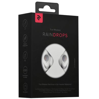 Навушники 2E RainDrops True Wireless Waterproof Mic Black (2E-EBTWRDBK)