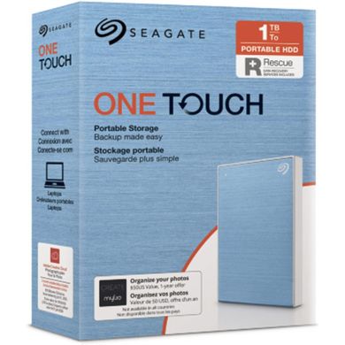 Внешний жесткий диск 2.5" 1TB One Touch USB 3.2 Seagate (STKB1000402)