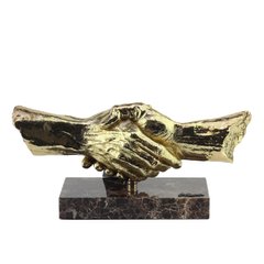 Фігура Royal Selangor «Рукостискання», золото 33 см
