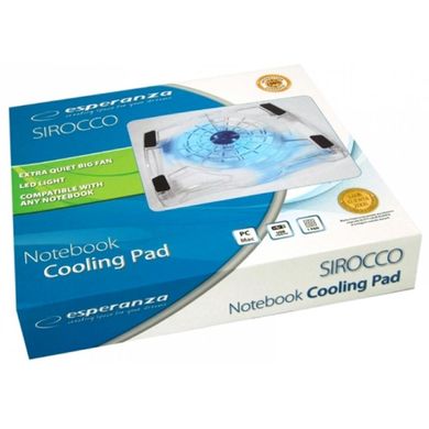 Подставка для ноутбука Esperanza Sirocco Notebook Cooling Pad to size 15.6" (EA105)