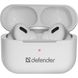 Наушники Defender Twins 636 TWS Pro Bluetooth White (63636)