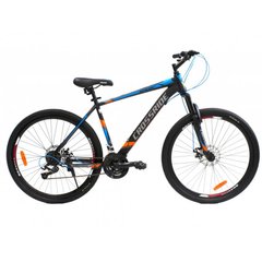 Велосипед Crossride Spider 27.5 рама-17 St Black/Blue (01961)