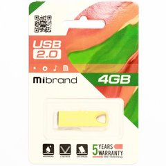 USB флеш накопичувач Mibrand 16GB Taipan Gold USB 2.0 (MI2.0 / TA16U2G)