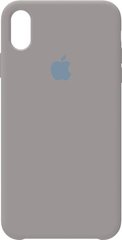 Чехол-накладка Apple Silicone Case iPhone X/XS Pebble Grey