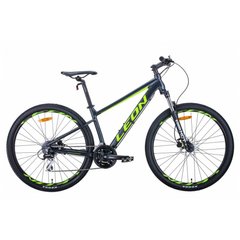🚲 Велосипед Leon 27,5 XC-80 рама-16 2021 Anthracite / Yellow (OPS-LN-27.5-090)