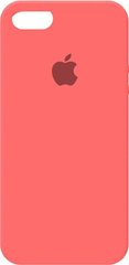 Чехол-накладка Apple Silicone Case iPhone 5/5s/SE Light Red