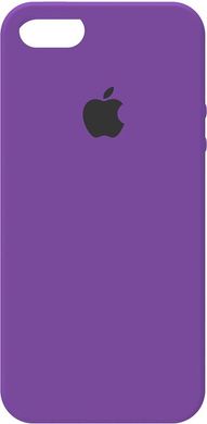 Чохол-накладка Apple Silicone Case iPhone 5/5s/SE Purple