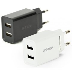 Зарядний пристрій EnerGenie USB 2.1A (EG-U2C2A-03-MX)