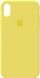 Чохол-накладка Apple Silicone Case iPhone X/XS Lemon Yellow