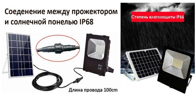 Уличный светильник SX-25W на солнечных батареях