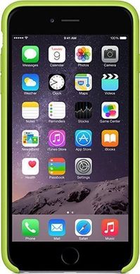 Чохол-накладка Apple Silicone Case iPhone 6 plus/6s Plus Green