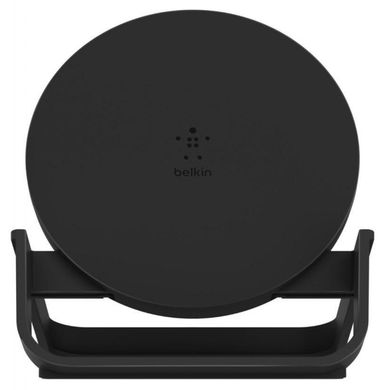 Зарядний пристрій Belkin Stand Wireless Charging Qi, 10W, black (WIB001VFBK)