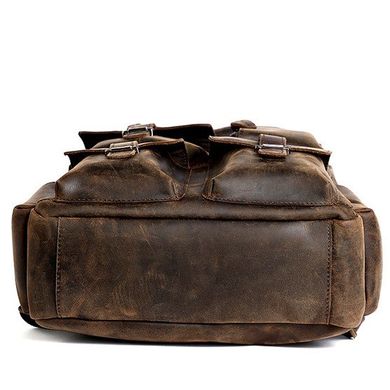 Рюкзак дорожный Vintage 14709 кожаный Коньячный Новинка 2022
