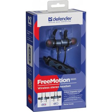 Навушники Defender FreeMotion B685 Metallic Blue (63685)