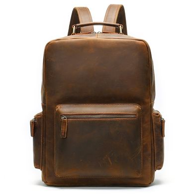 Рюкзак винтажный для ноутбука Vintage 14712 кожаный Коричневый Новинка 2022