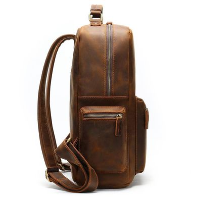 Рюкзак винтажный для ноутбука Vintage 14712 кожаный Коричневый Новинка 2022