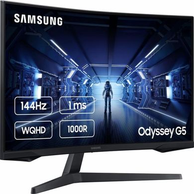 Монітор Samsung Odyssey G5 LC27G55T Black (LC27G55TQWIXCI)