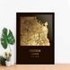 Постер картина для интерьера в подарок "Одесса / Odessa" фольгированный А3 silver-pink