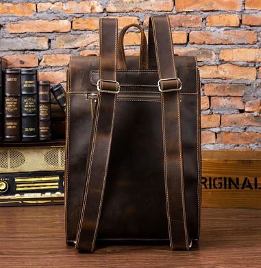 Рюкзак кожаный дорожный Vintage 14796 Коричневый Новинка 2022