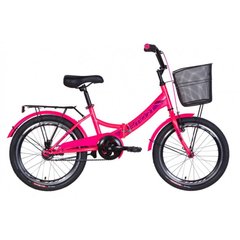 🚲 Велосипед Formula 20 SMART рама-13 2021 багажник + корзина Pink (OPS-FR-20-063)